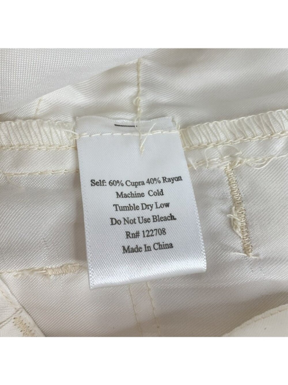 Pete & Greta Johnny Was Pants Women’s Sz 6 Marika Cargo Ivory Cupra $218 Nwot - Picture 6 of 13